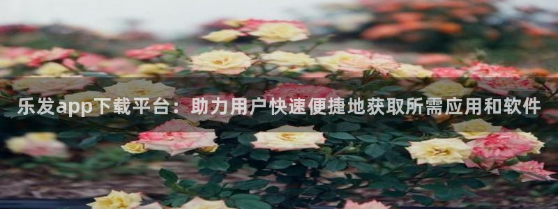 门徒娱乐电子游戏：乐发app下载平台：助力用户快速便捷地获取所需应用和软件