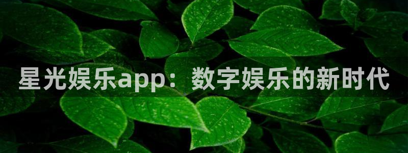 门徒娱乐下载链接是多少：星光娱乐app：数字娱乐的新时代