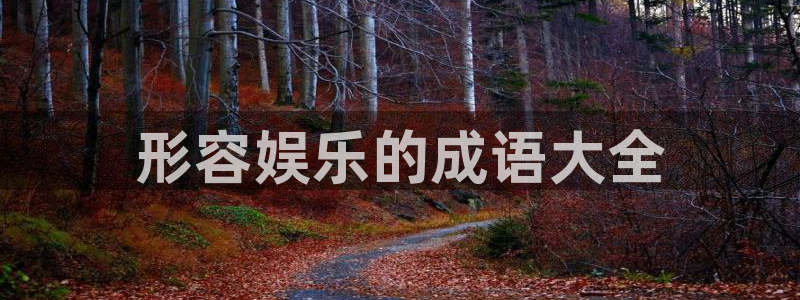 门徒9平台登录：形容娱乐的成语大全